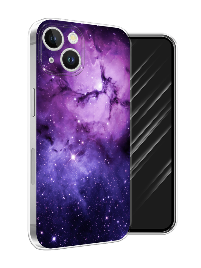 

Чехол Awog на Apple iPhone 15 Plus "Космос 18", Фиолетовый;черный;белый, 15650-1