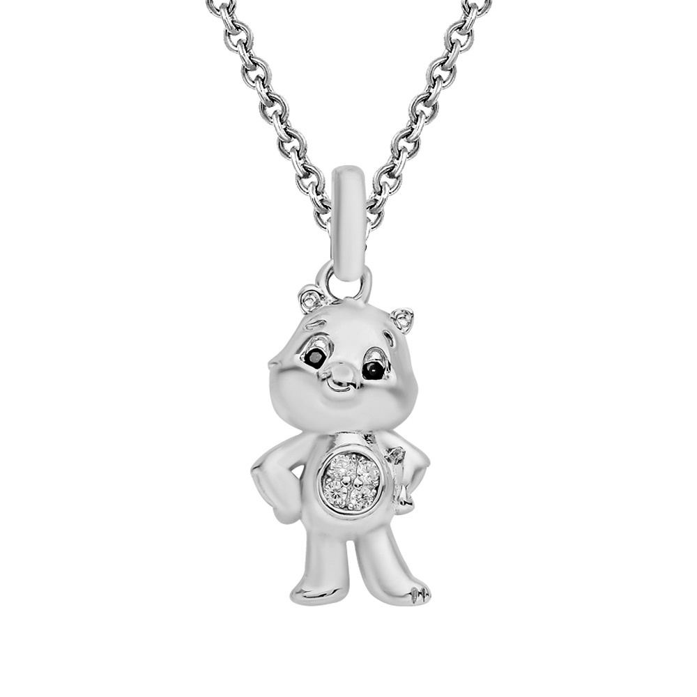 

Подвеска из серебра 585Gold 703006381, фианит, 703006381