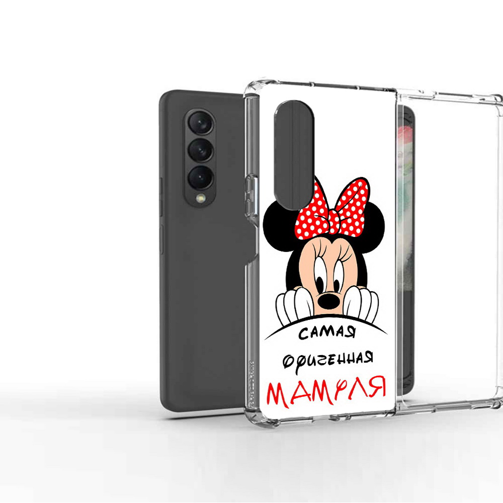 

Чехол MyPads Tocco для Samsung Galaxy Z Fold2 Самая лучшая мамуля Мини Маус, Прозрачный, Tocco