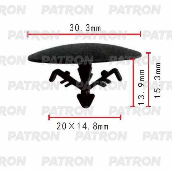 

Клипса Автомобильная PATRON P370084