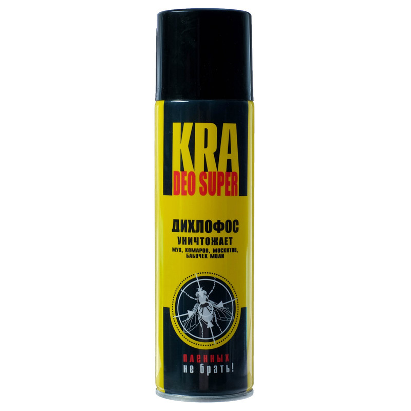 

Аэрозоль от насекомых KRA Супер-Дихлофос 1922077 300 мл, Супер-Дихлофос