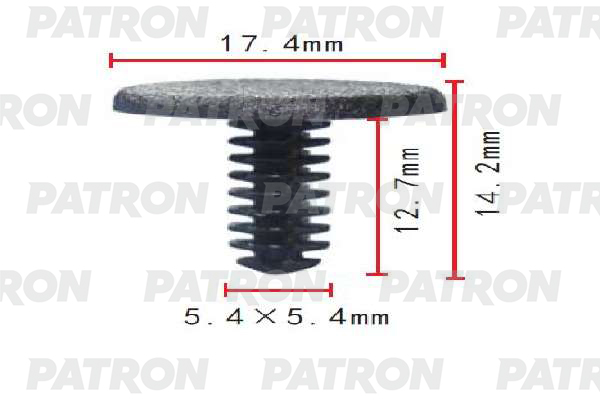 

Клипса Автомобильная PATRON P371728