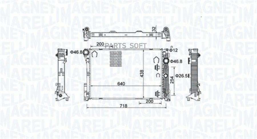 

Радиатор Magneti Marelli 350213159800