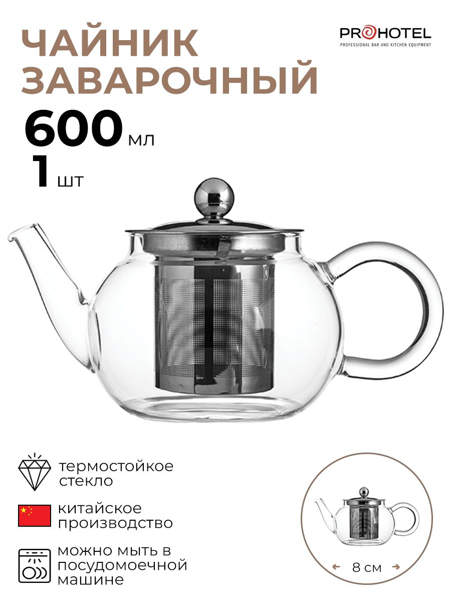 

Чайник Prohotel 1 шт, Прозрачный