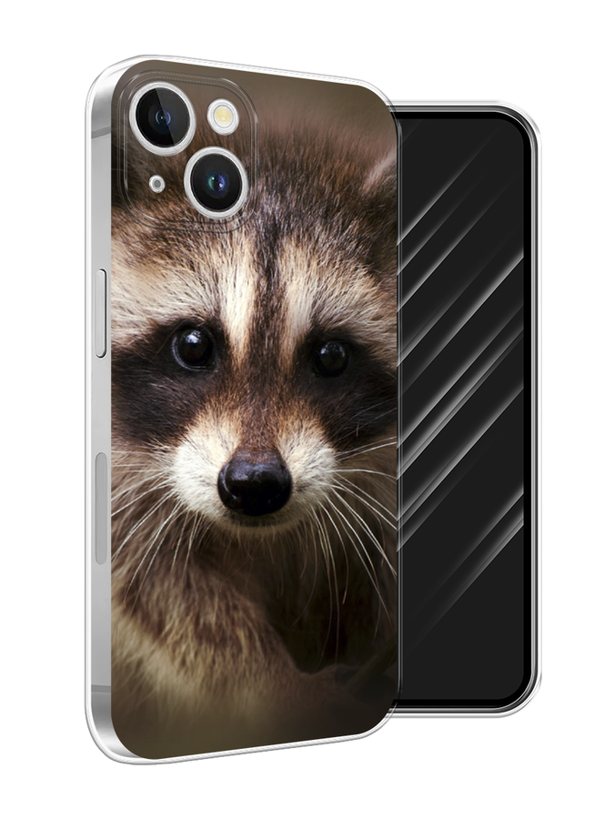 

Чехол Awog на Apple iPhone 15 Plus "Енот", Коричневый, 15650-1