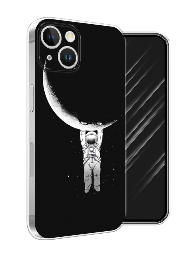 

Чехол Awog на Apple iPhone 15 Plus "Космонавт", Белый;черный, 15650-1