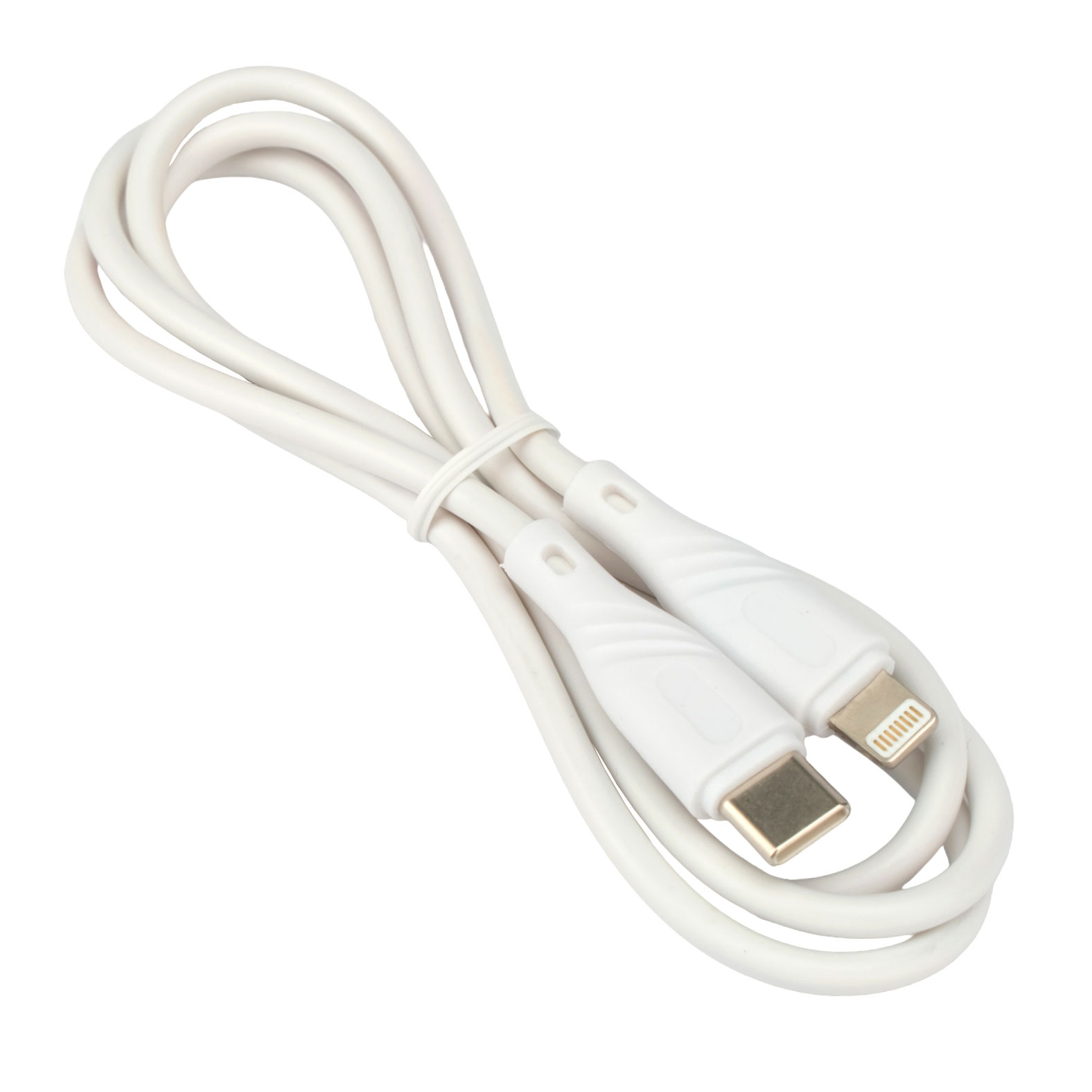 Кабель USB2.0 Cablexpert Lightning/Type-C, Classic 0.1, 2.1A, 20Вт, QC3.0, медь 1м, белый