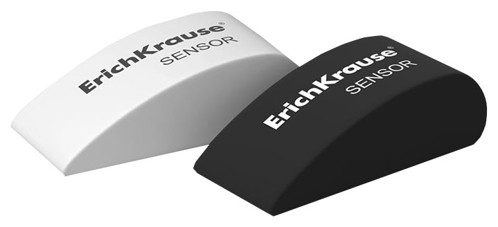 

Ластик Erich Krause Sensor Black and White, Белый;черный