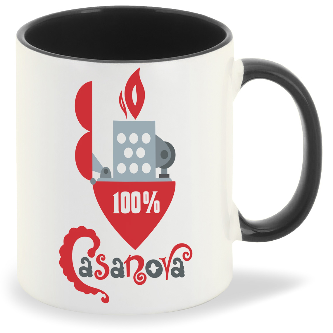 

Кружка CoolPodarok Прикол Зажигалка Casanova, Прикол Зажигалка Casanova