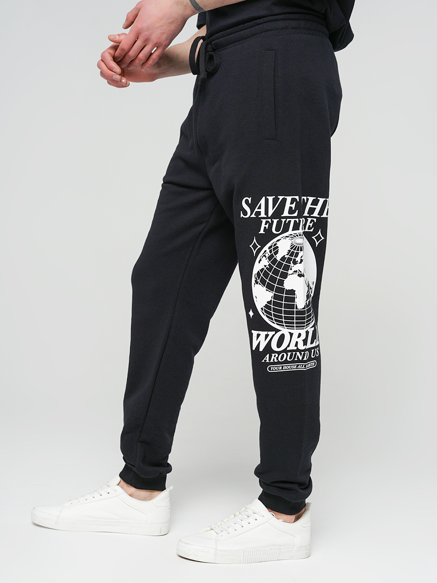 

Спортивные брюки мужские ТВОЕ 90255 черные XXL, 90255