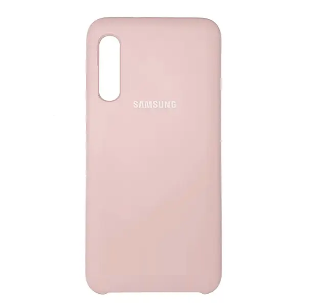 Чехол для Samsung Galaxy A70 silicone cover розовый песок