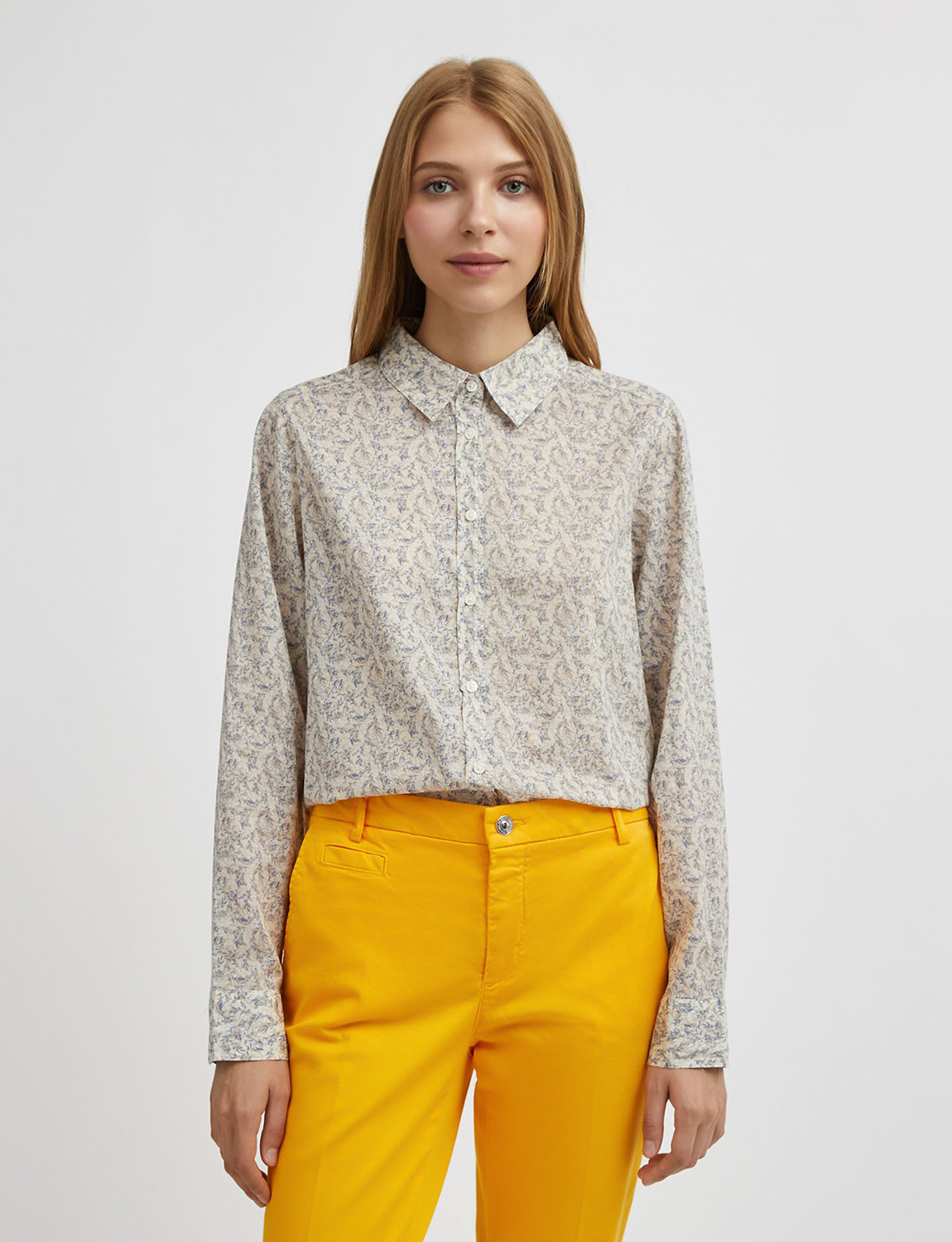 

Рубашка женская United Colors of Benetton 21A_5OA95Q8U4 разноцветная XS