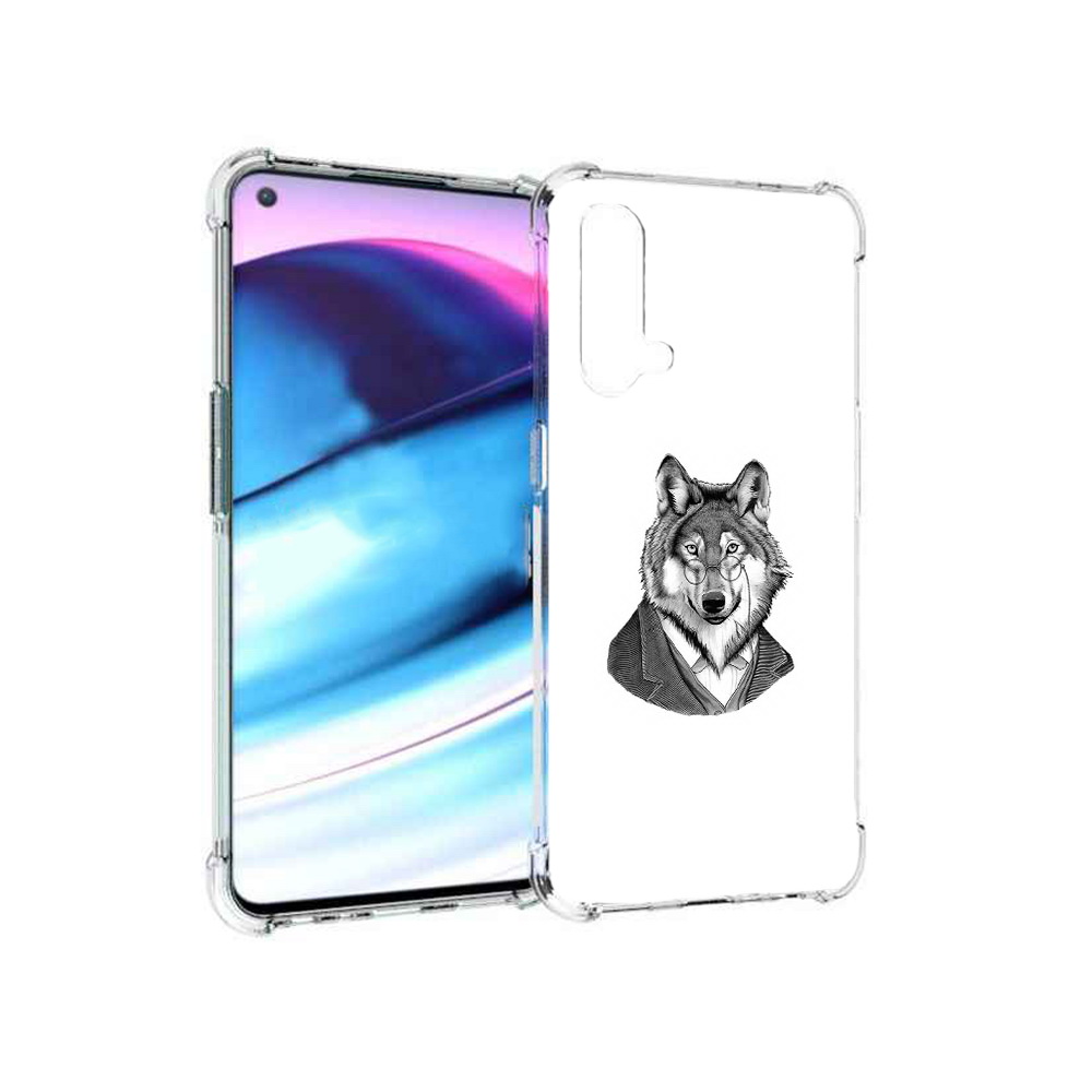 

Чехол MyPads Tocco для OnePlus Nord CE 5G волк в пиджаке (PT227196.126.266), Tocco
