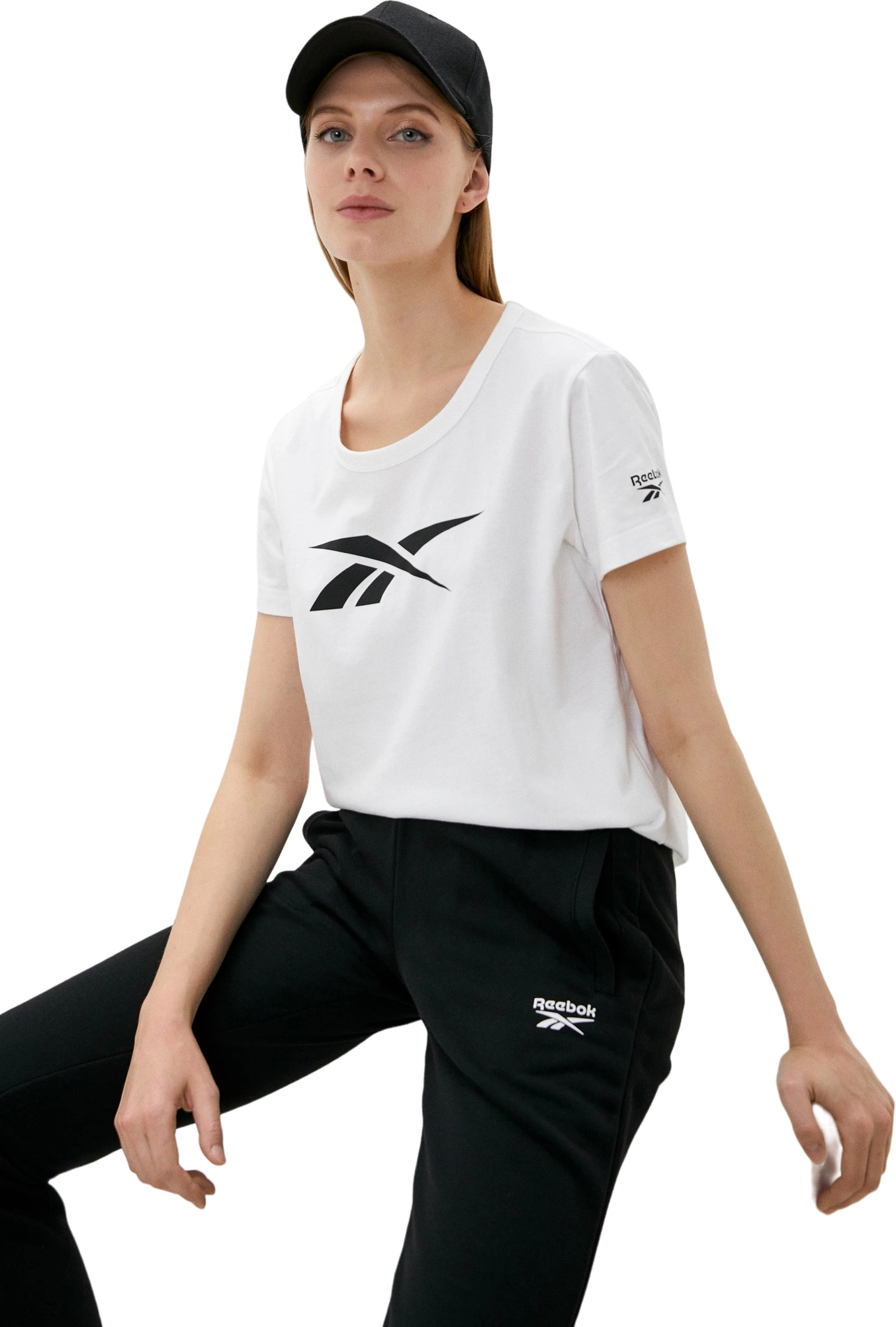 

Футболка женская Reebok GV5522 белая L, GV5522