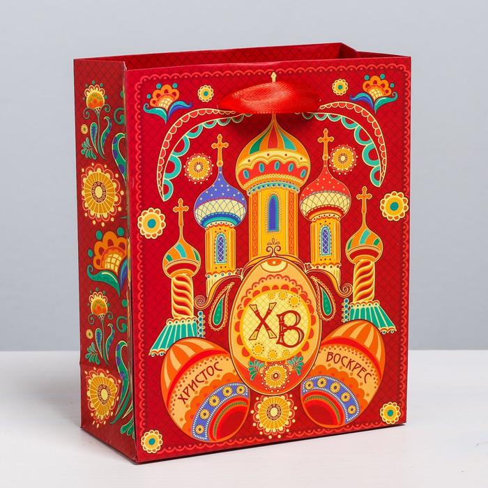 

Пакет ламинированный вертикальный «ХВ», S 12 × 15 × 5,5 см, Подарочная упаковка Пасха