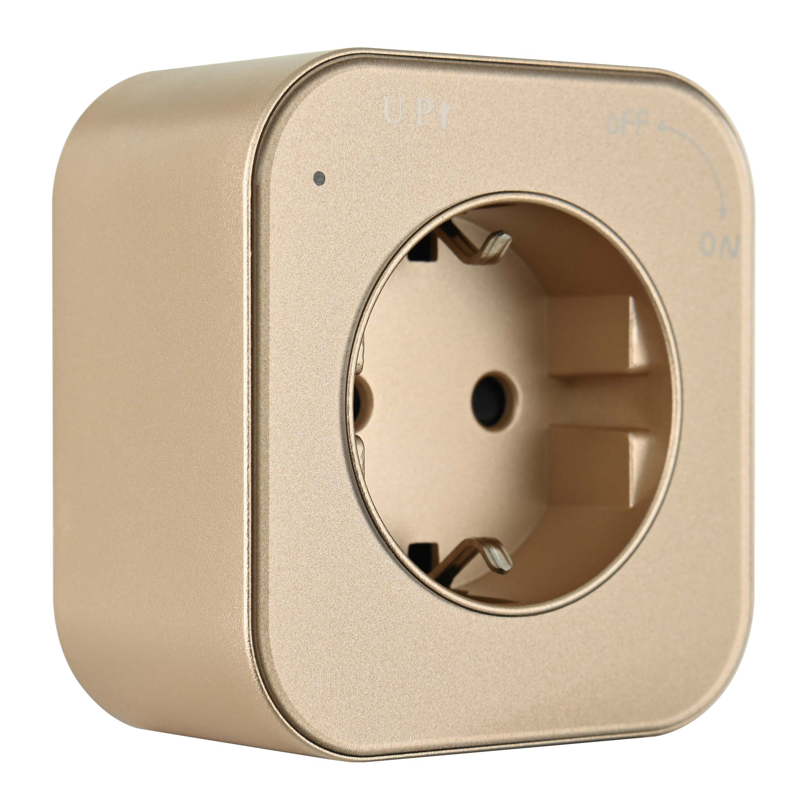 

Трековая розетка Arte Milano 16A 250V 380022TS/ES Gold, Золотистый, 380022TS/ES Gold