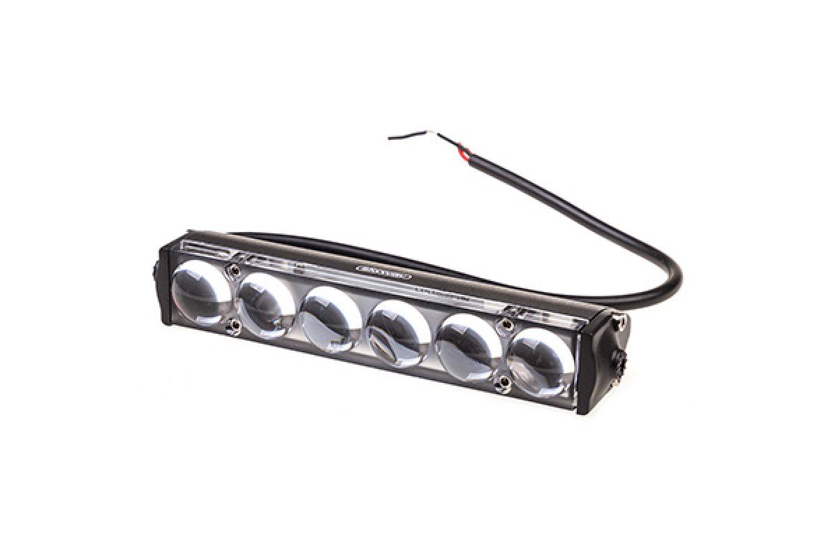 

Фара светод. OFF ROAD 181*27мм прямоуг 12V/24V 18W 6000К SKYWAY 6 диодов Дальний свет