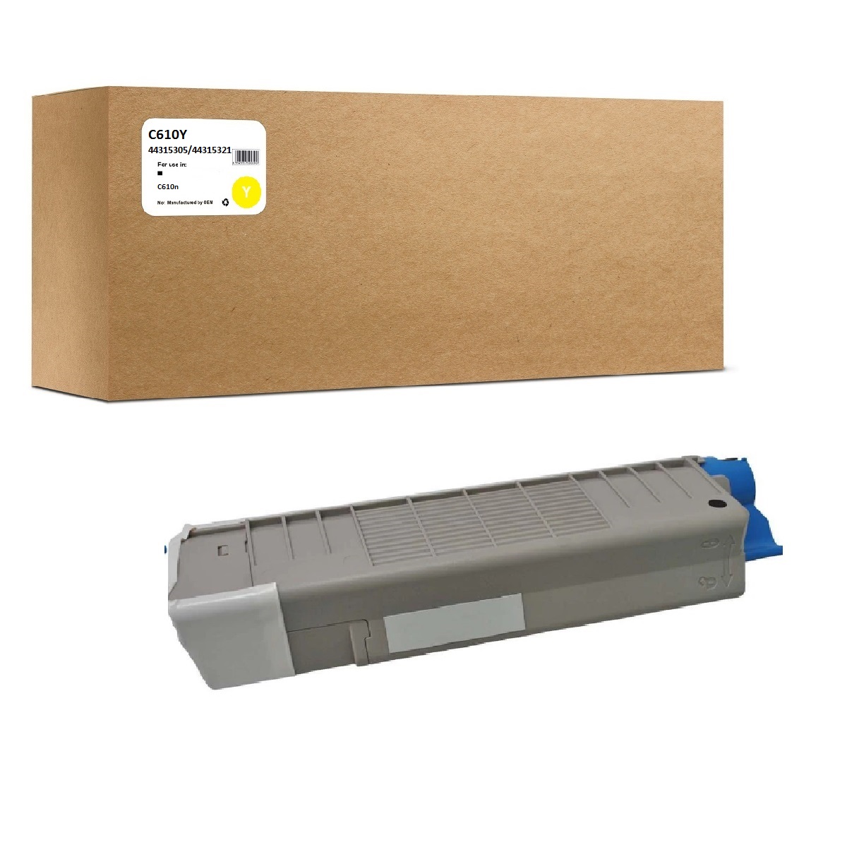 

Картридж OEM C610Y 44315305/44315321, Желтый, OKI610Y 44315305/44315321
