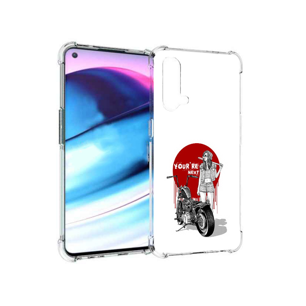 

Чехол MyPads Tocco для OnePlus Nord CE 5G девушка с мотоциклом (PT227196.126.315), Tocco