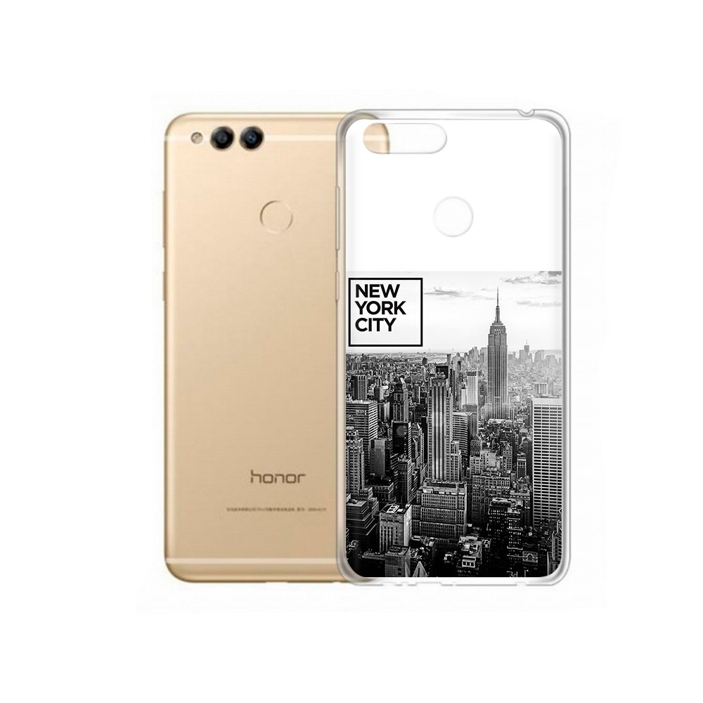 

Чехол MyPads Tocco для Huawei 7X черно белый ньюерк (PT94112.65.686), Прозрачный, Tocco