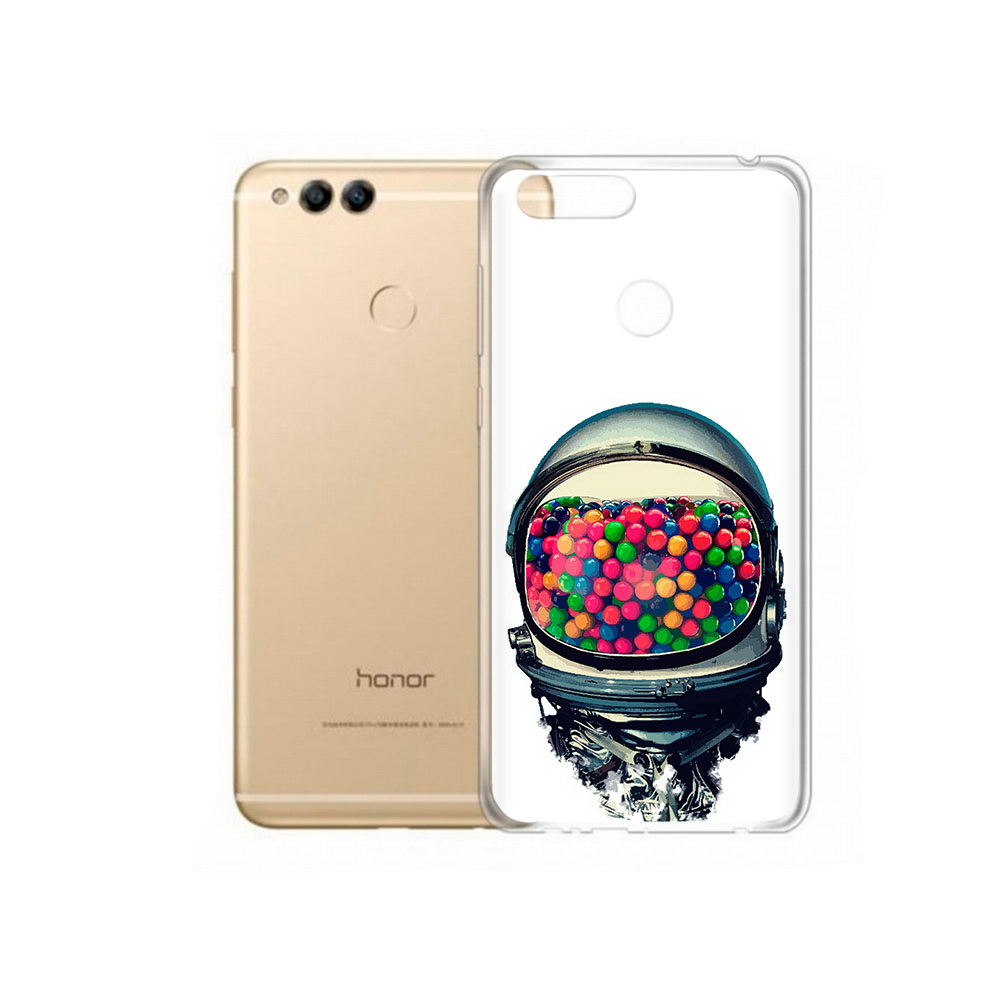 

Чехол MyPads Tocco для Huawei 7X шлем космонавта (PT94112.65.700), Прозрачный, Tocco