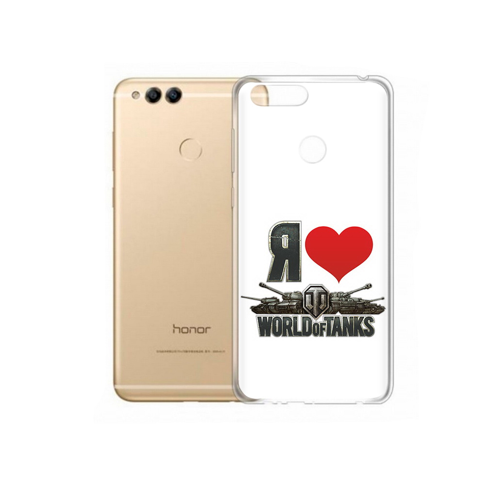 

Чехол MyPads Tocco для Huawei 7X я люблю ворлд оф танк (PT94112.65.702), Прозрачный, Tocco