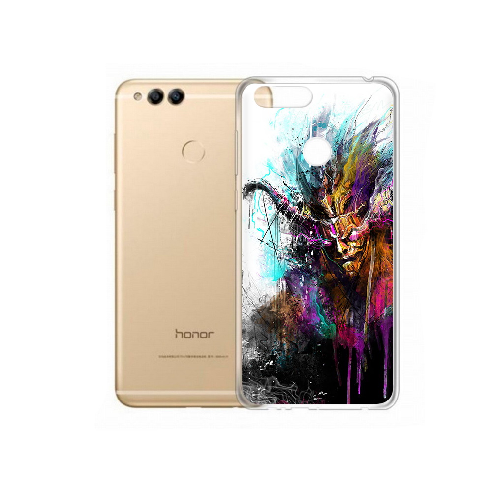 

Чехол MyPads Tocco для Huawei 7X яркий дьявол (PT94112.65.709), Прозрачный, Tocco