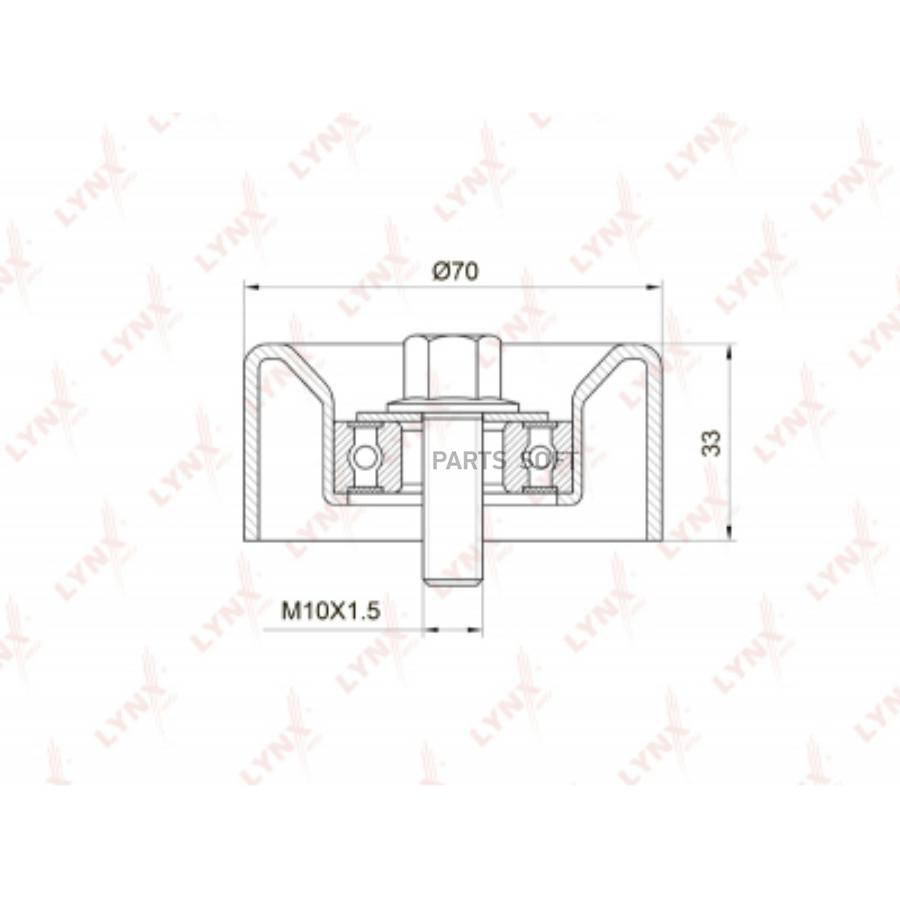 

Натяжной ролик приводной TOYOTA Camry(V40) 2.4 06> / RAV 4 III 2.4 05> / Alphard 2.4 03-08
