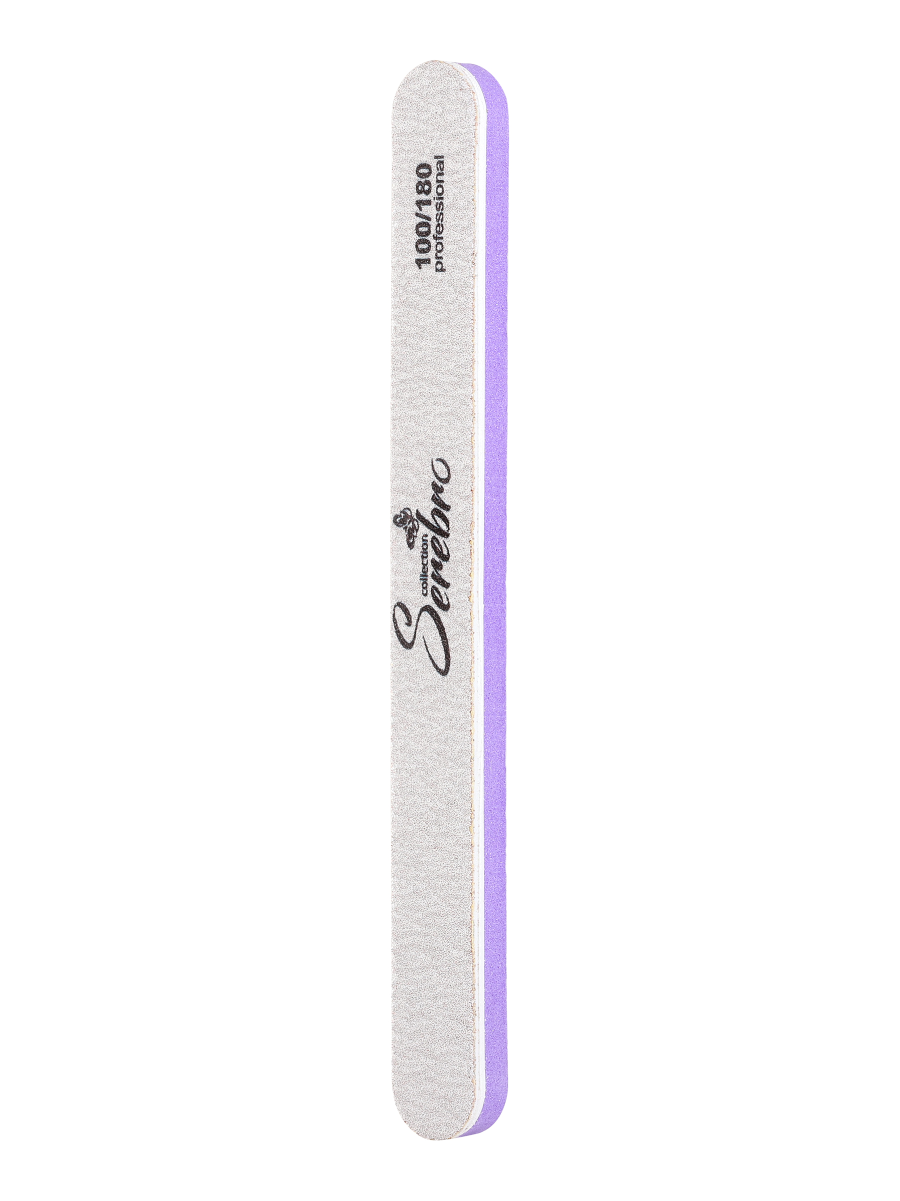 Пилка для ногтей Serebro одноразовая, профессиональная, шлифовщик для маникюра, 100/180 пилка для педикюра technicom tc 210