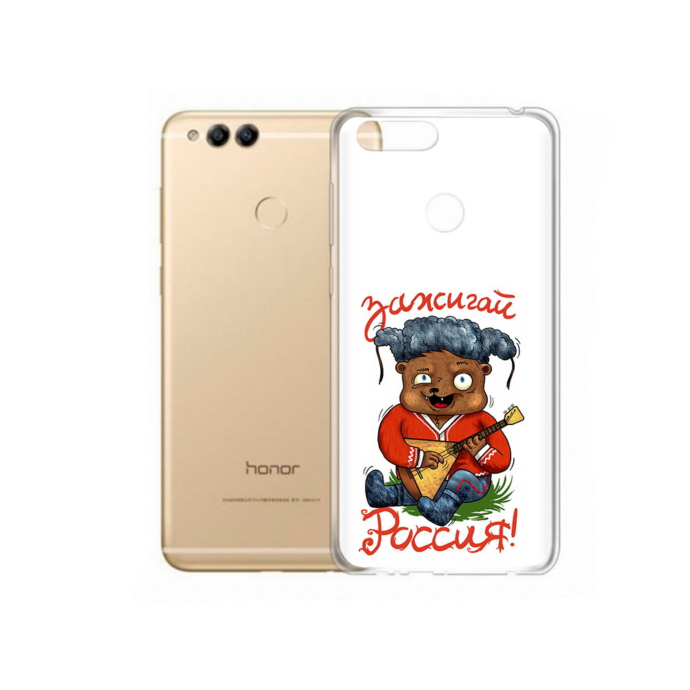 

Чехол MyPads Tocco для Huawei 7X Зажигай Россия (PT94112.65.82), Прозрачный, Tocco