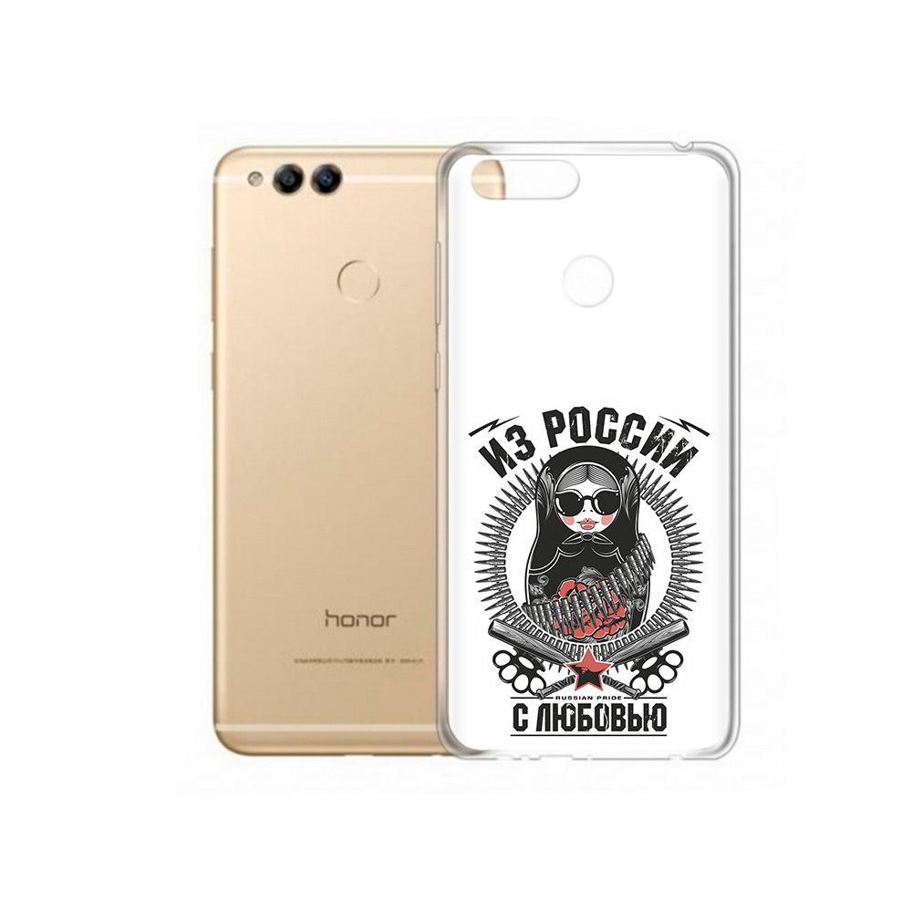 

Чехол MyPads Tocco для Huawei 7X Из России с любовью (PT94112.65.91), Прозрачный, Tocco