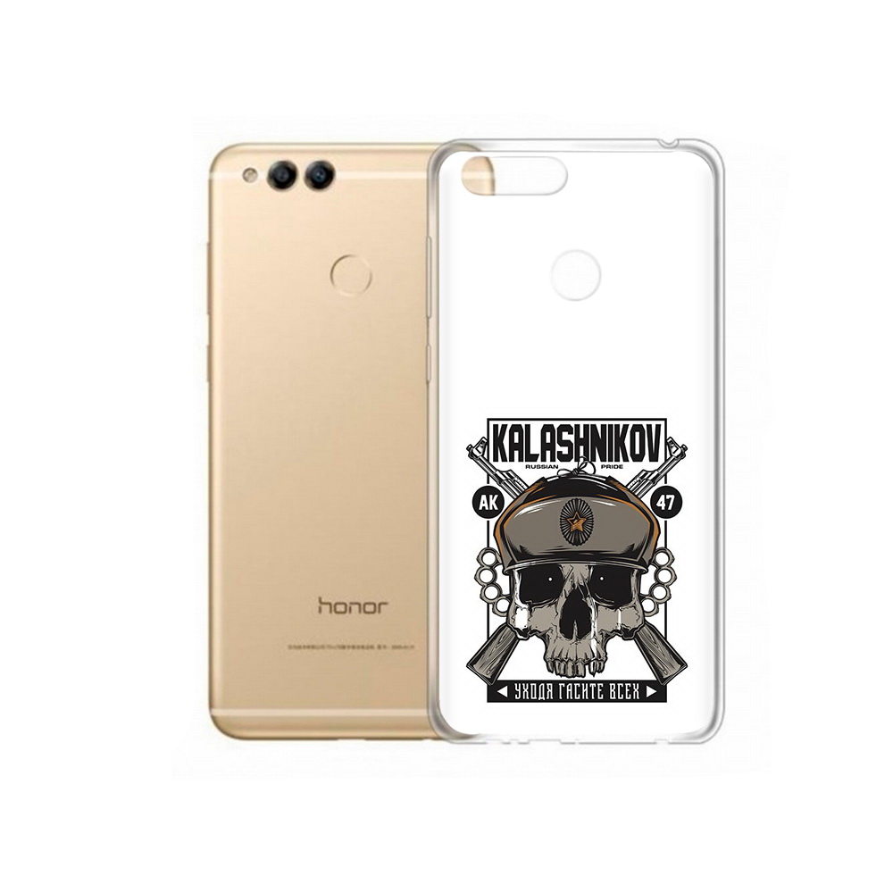 

Чехол MyPads Tocco для Huawei 7X Калашников (PT94112.65.94), Прозрачный, Tocco