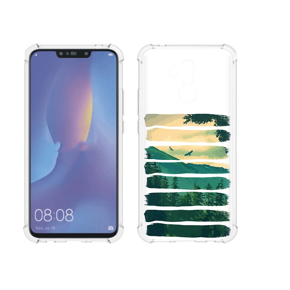 

Чехол MyPads Tocco для Huawei Mate 20 Lite Лесная чаща (PT117828.66.107), Прозрачный, Tocco