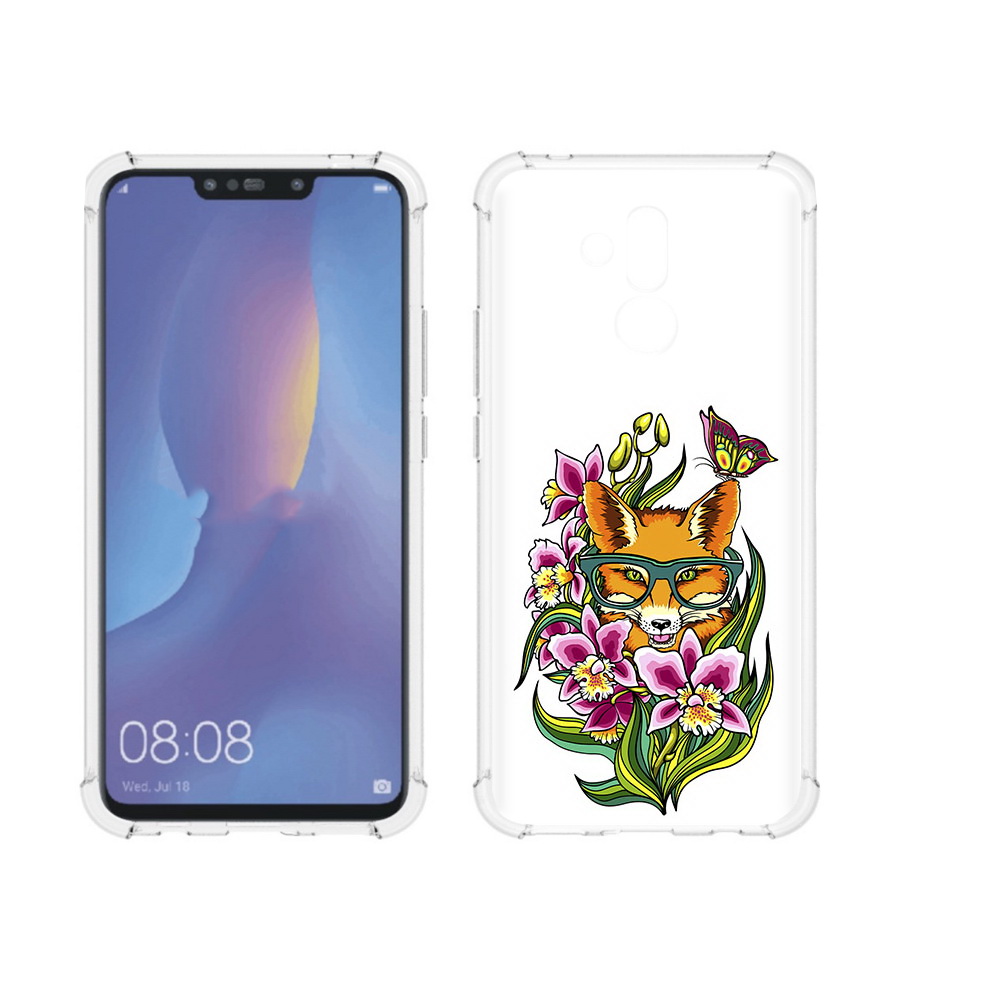Чехол MyPads Tocco для Huawei Mate 20 Lite Лиса в цветах (PT117828.66.108)