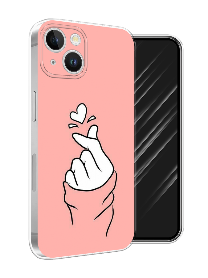 

Чехол Awog на Apple iPhone 15 Plus "Любовь-щелк", Оранжевый, 15650-1