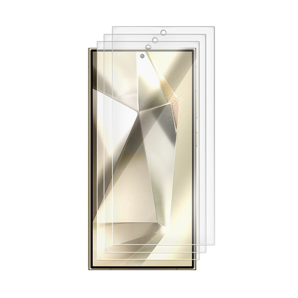 

Комплект из 3-х защитных гибридных стекол Krutoff для Samsung Galaxy S24 Ultra