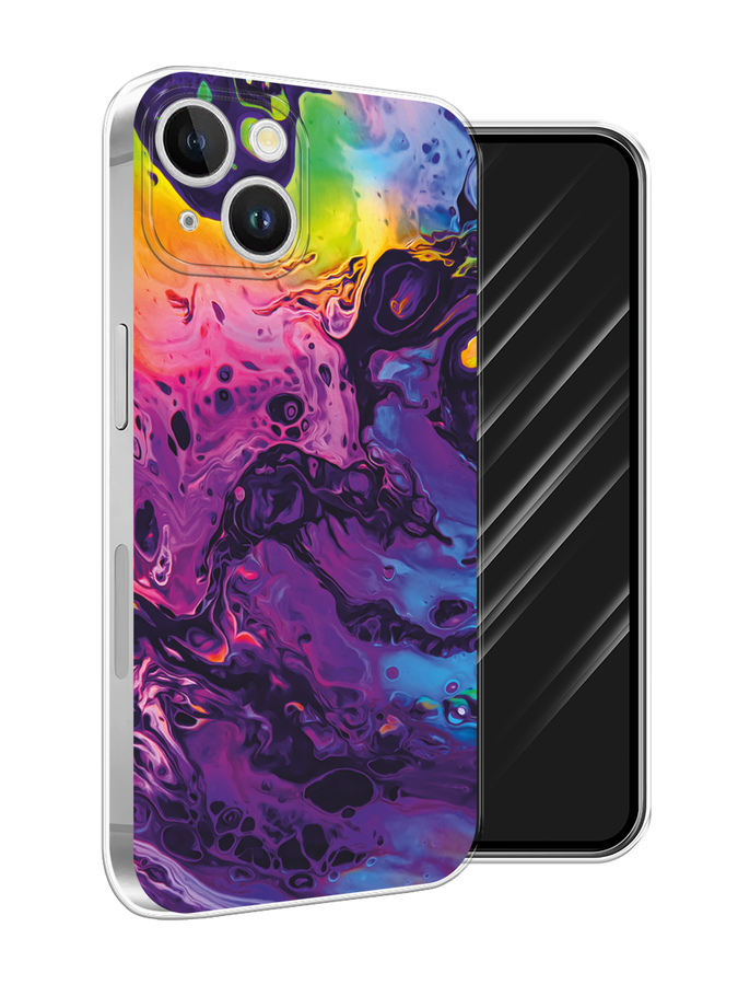 

Чехол Awog на Apple iPhone 15 Plus "ACID fluid", Бордовый, 15650-1