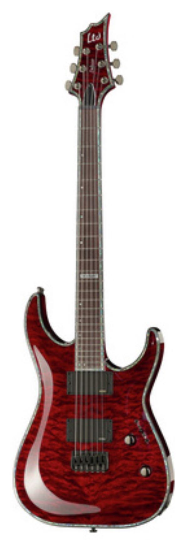 

Электрогитара LTD H-1001 QM STBC 6 струн, цвет See Thru Cherry