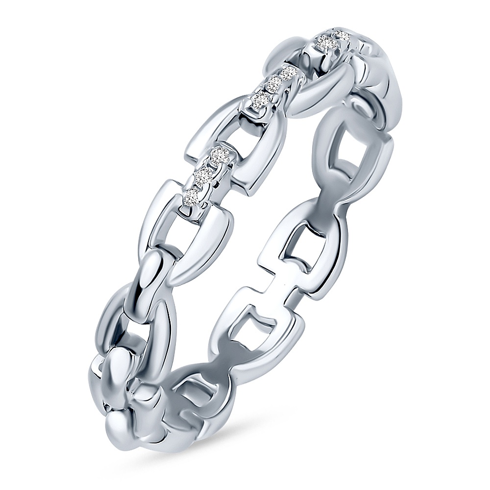 

Кольцо из серебра р.  585Gold 701010852, фианит, 701010852