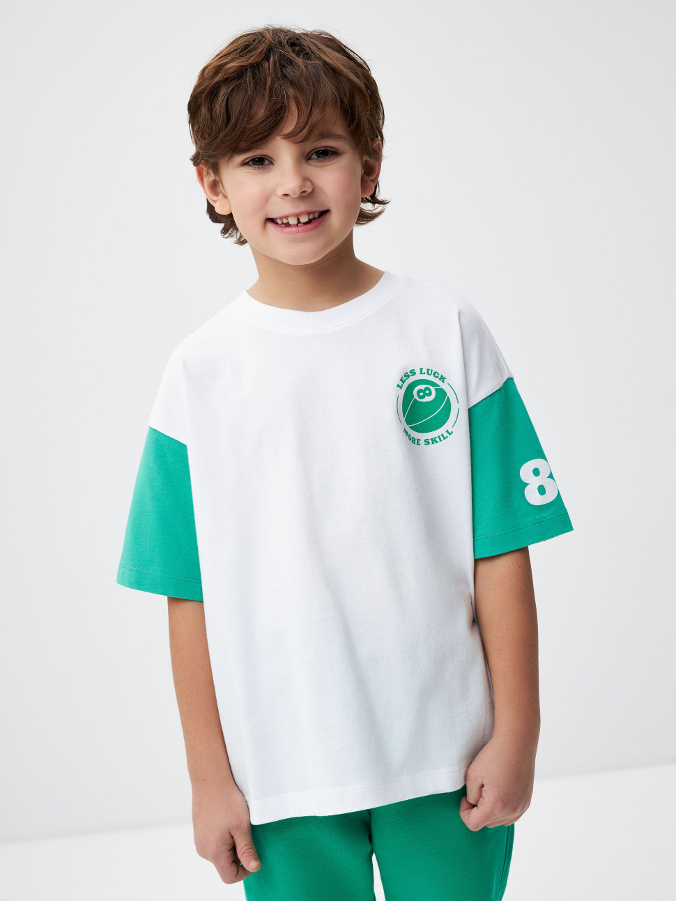 

Футболка детская Sela 3801070242-1 белый, 164, 3801070242