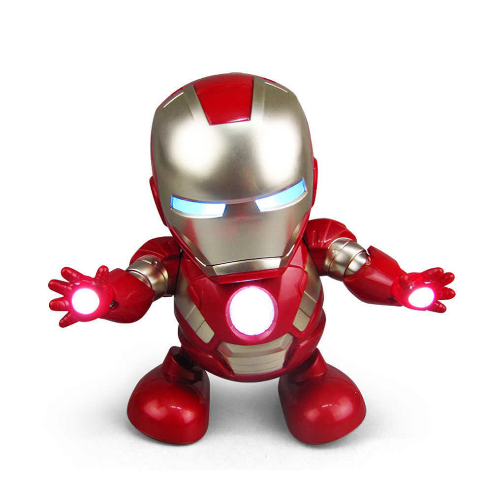 Танцующий робот Парк Сервис Железный Человек, музыкальный трансформер танцующий робот dance hero железный человек красный