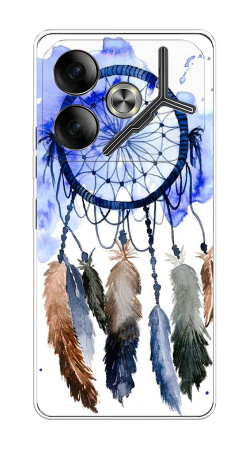 

Чехол на Tecno Pova 6 "Ловец снов 1", Коричневый;синий, 305350-1