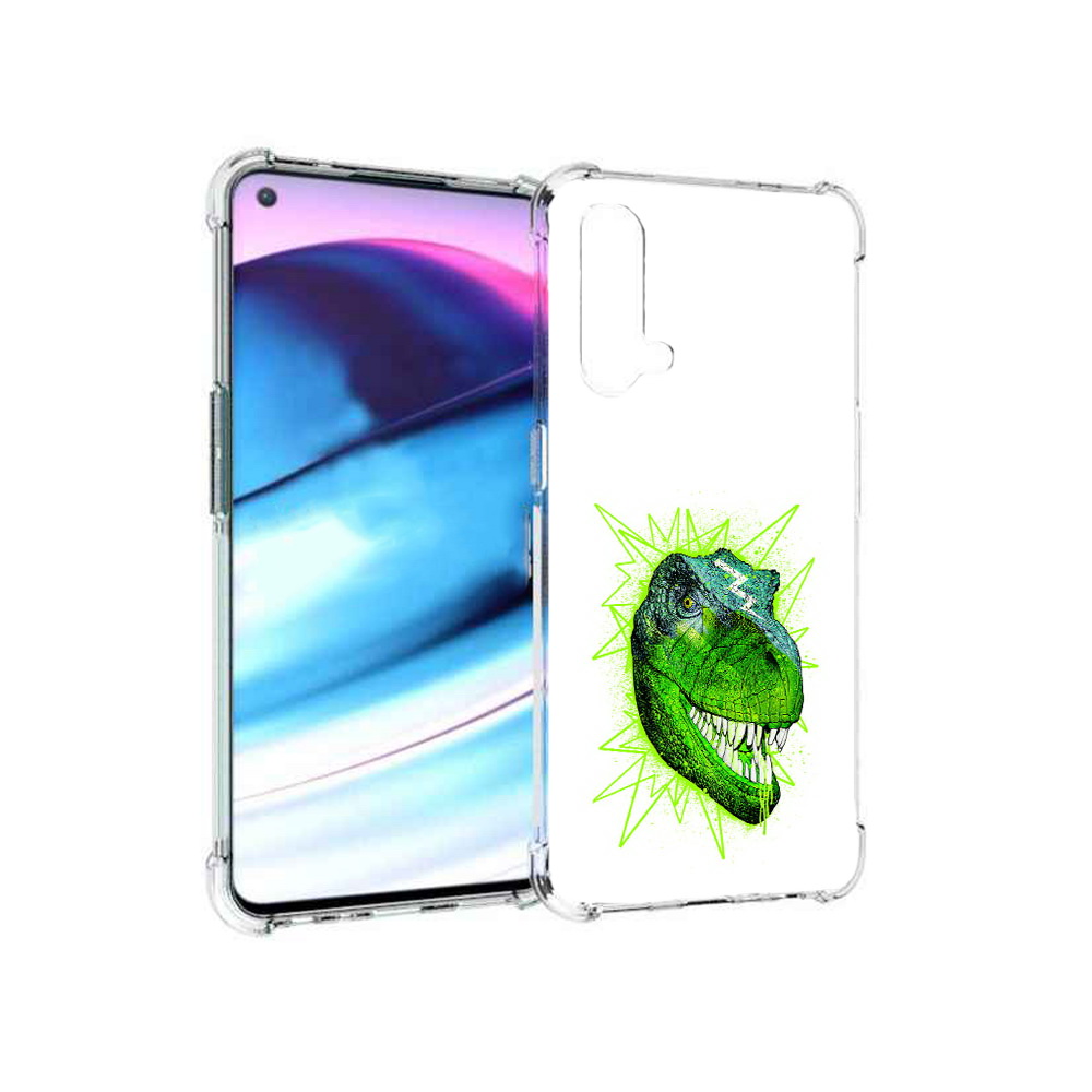 

Чехол MyPads Tocco для OnePlus Nord CE 5G зеленый динозавр (PT227196.126.358), Tocco