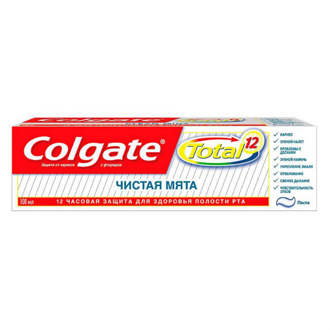 фото Зубная паста colgate total 12 чистая мята, 100 мл