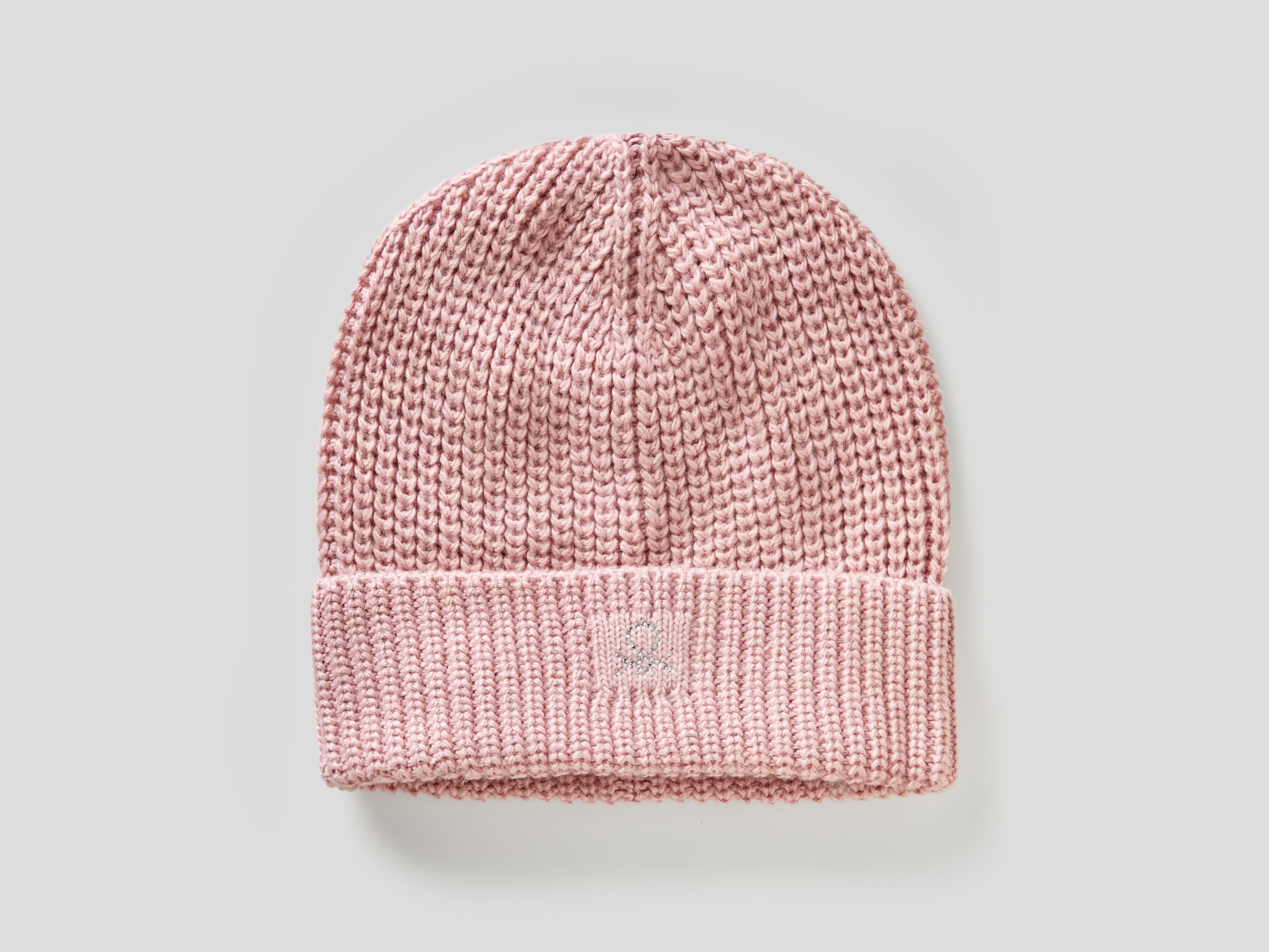 фото Шапка для девочек benetton цв. розовый р.116 united colors of benetton