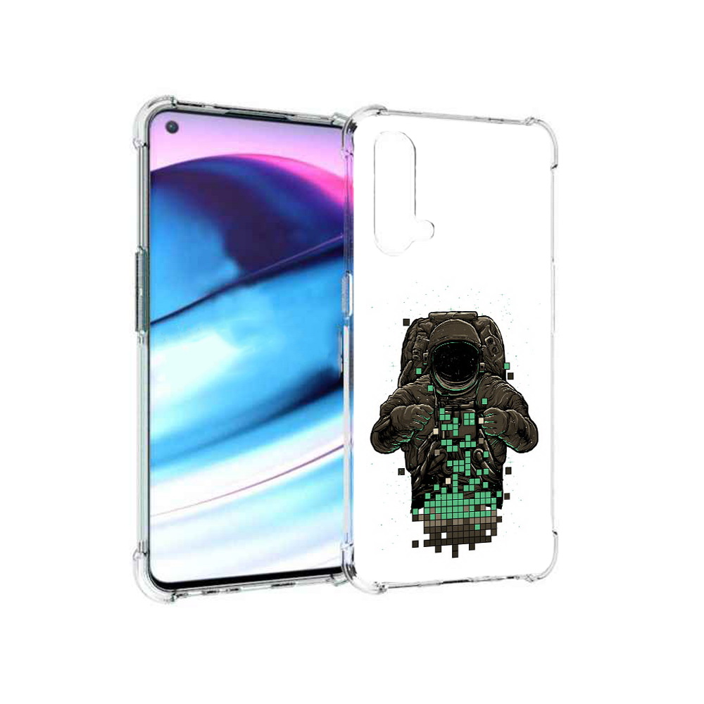 

Чехол MyPads Tocco для OnePlus Nord CE 5G космонавт с пикселями (PT227196.126.394), Tocco