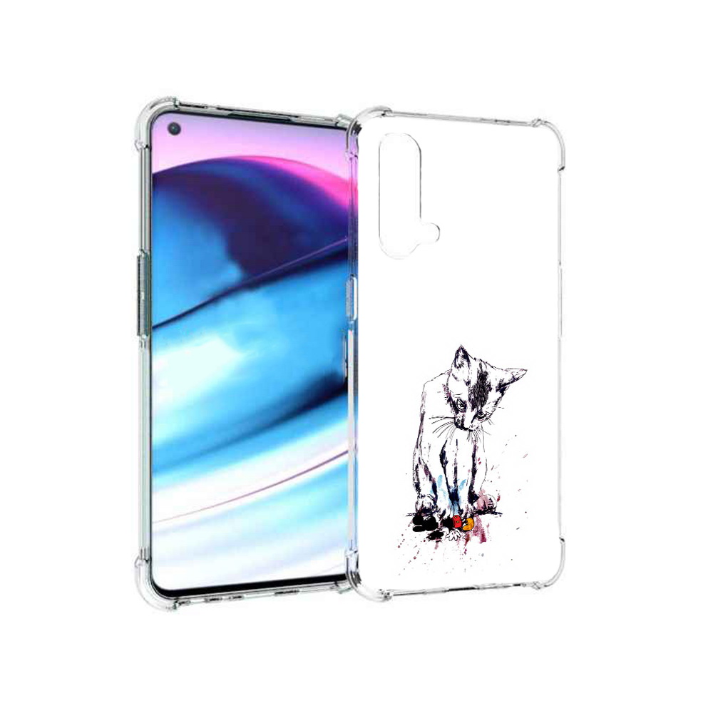 

Чехол MyPads Tocco для OnePlus Nord CE 5G кот и микки (PT227196.126.399), Tocco