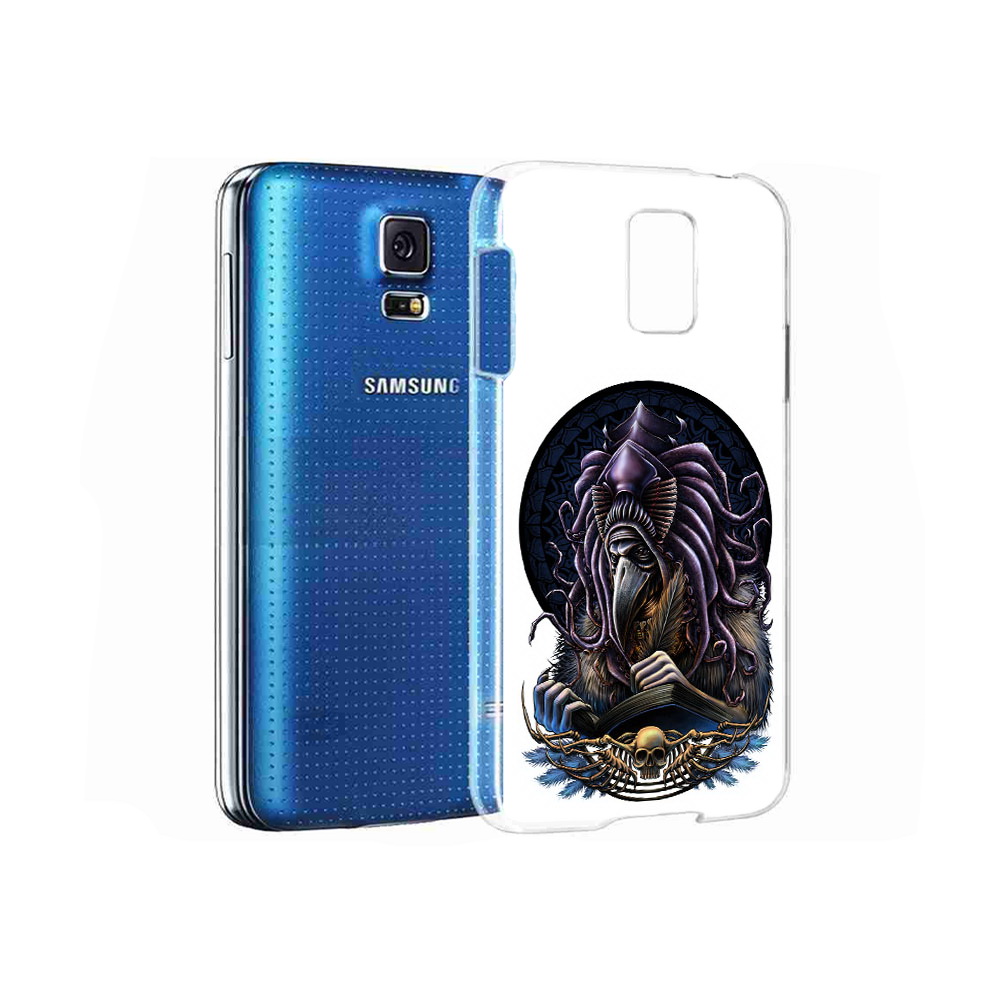 

Чехол MyPads Tocco для Samsung Galaxy S5 умный ворон (PT12196.512.650), Прозрачный, Tocco