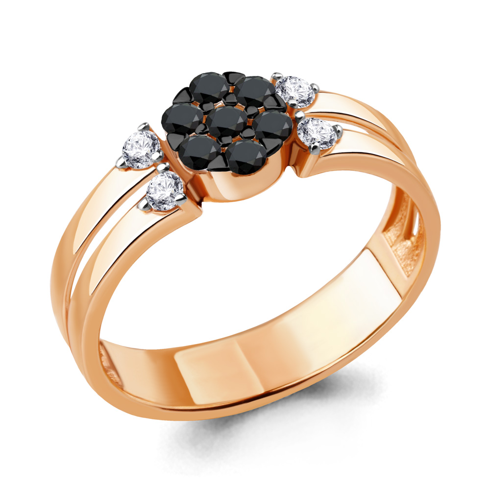 

Кольцо из серебра с кристаллом р. 16 Aquamarine 68528АЧ_925_з, 68528АЧ_925_з