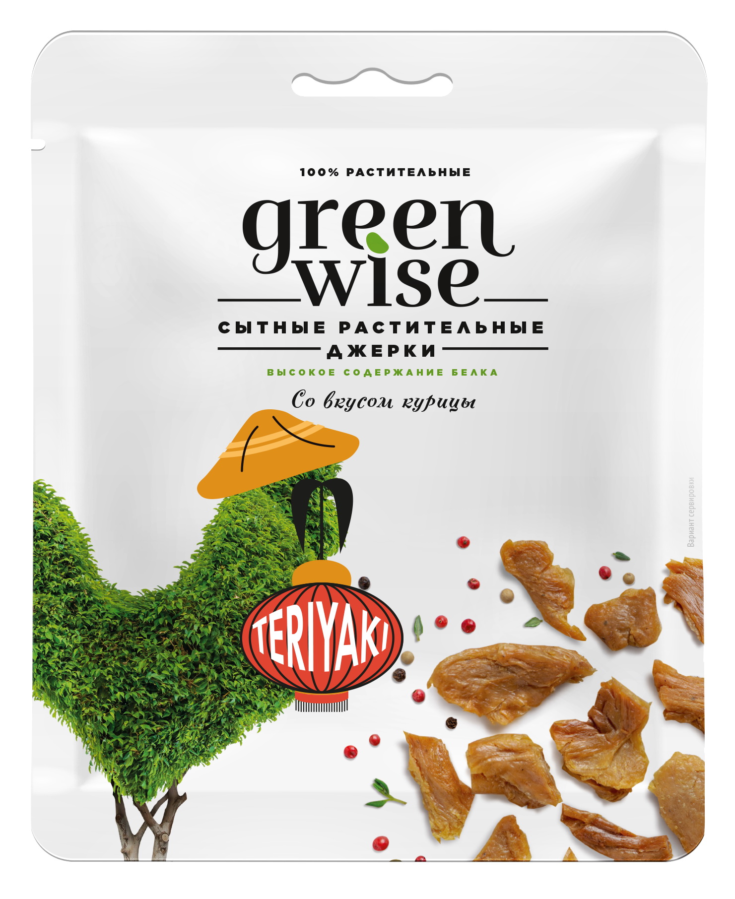 

Джерки Greenwise со вкусом курицы терияки, 36 г